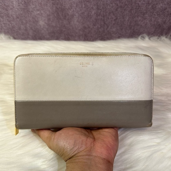 CELINE continental zip leather wallet - Picture 2 of 16